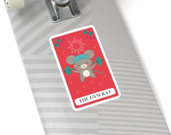 The Gym Rat Tarot Sticker