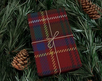 Sweater Wrap Paper, Festive Holiday Wrapping, Gift Packaging, Christmas Present Decoration, Red Sweater Design
