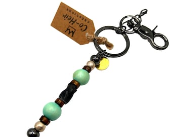 Llavero de cuentas de herrero