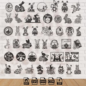 Happy Easter SVG package, Easter SVG,Easter bunny svg, Easter egg svg, Easter, spring svg, cut files for Cricut,svg,dxf,dwg,cdr.
