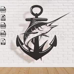 Fishing High Quality Wall art Decor vector drawing file for laser cutting,plasma cutting dxf,dwg,cdr,svg.