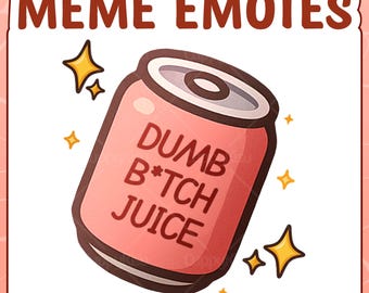Dumb Juice Meme Emote: Funny Twitch/Discord Emote Pack (Digital Download)