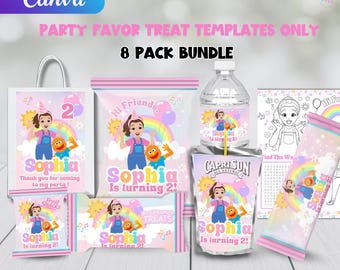 Personalized Ms Rachel Party Favor Bundle