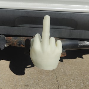 The Finger Trailer Hitch Cover!  For 2 Inch Tow / Trailer Hitch Receivers!