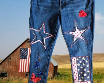 Levi's 311 Shaping skinny Patriotic Americana talla 32"