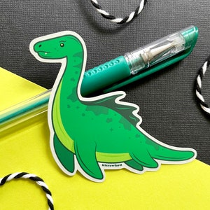 Nessie Sea Monster Cryptid Matte Vinyl Sticker