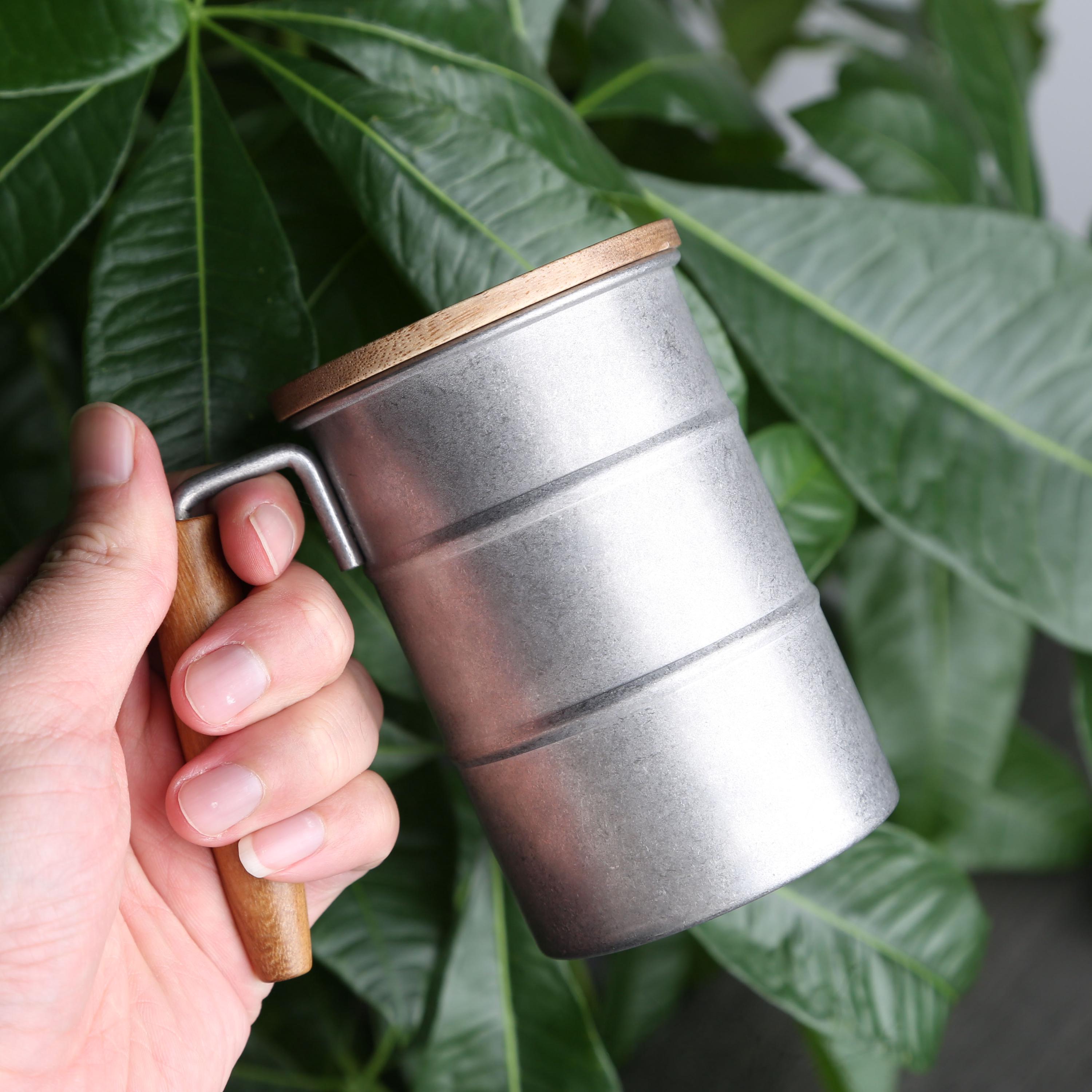 Outback Stainless Steel 10cm Coffee Mug – Camping, Picnic, Travel, Fishing, 4WD