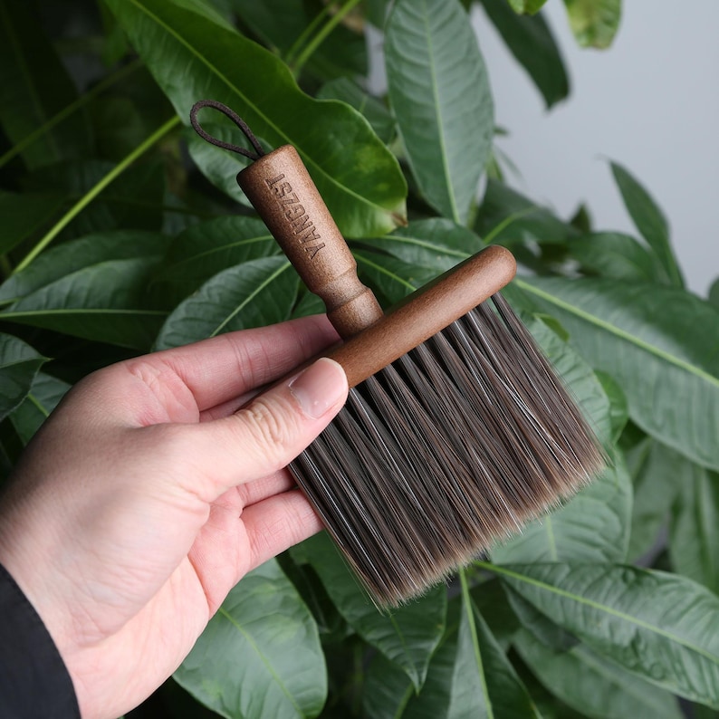Wooden Coffee Bar Cleaning Brush - Thumbnail 3
