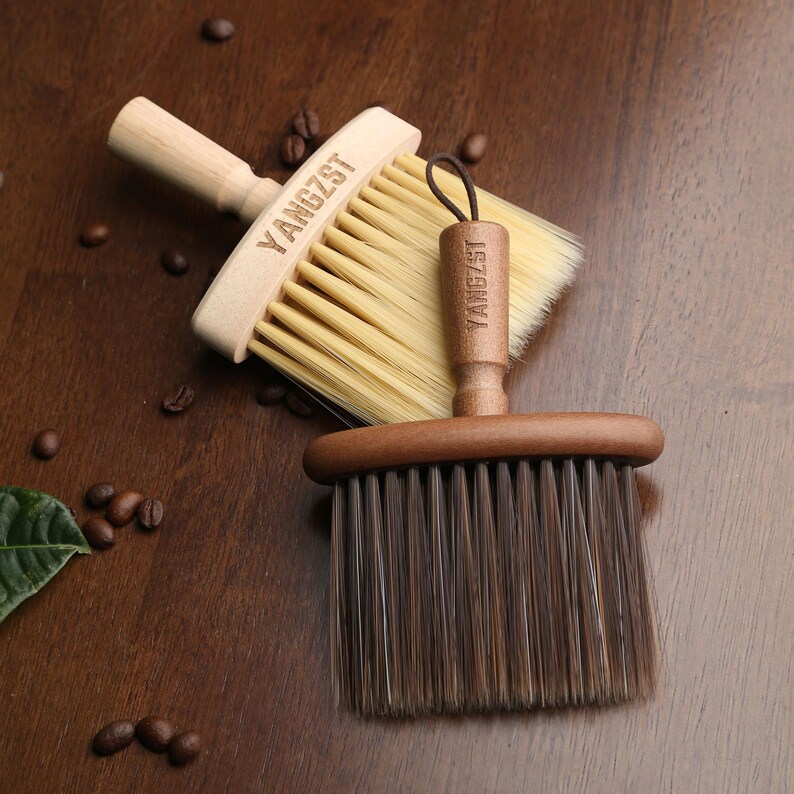 Wooden Coffee Bar Cleaning Brush - Thumbnail 2