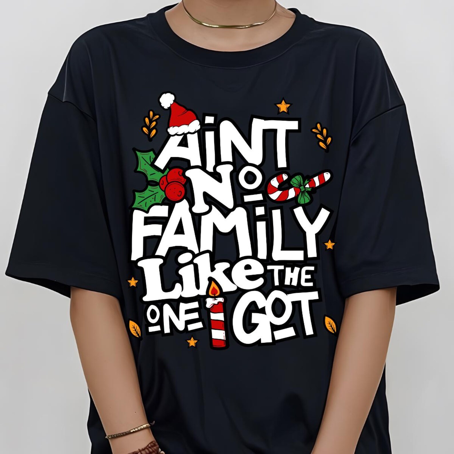 Ain't No Family Like the One I Got Png, Holiday Christmas Png ...