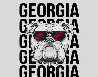 Georgia PNG, Georgia Sublimation Design, College Football Shirt, Print on Demand tshirt design, Bulldogs png, College tshirt png, Dawgs png