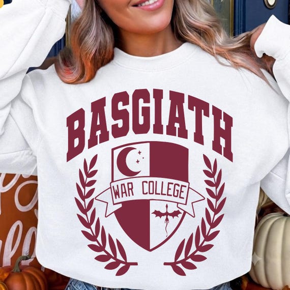 Fourth Wing Sweater Png, Basgiath War College Sweatshirt Png, Fourth Wing Shirt Png, Dragon Rider Sweater Png, Bookish Sweater Png
