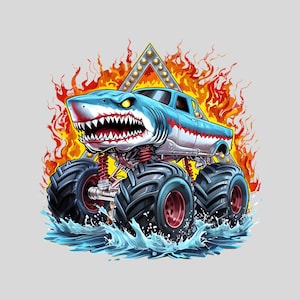Monster PNG For Kids, Megalodon Monster Truck PNG, Max D Monster Truck PNG, Monster Truck Png For Boys, Monster Truck Png For Toddlers