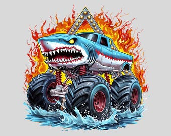 Monster PNG For Kids, Megalodon Monster Truck PNG, Max D Monster Truck PNG, Monster Truck Png For Boys, Monster Truck Png For Toddlers
