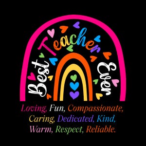 Best Teacher ever Png, Teacher&#39;s Day png, Teacher png, floral Teacher png, Back To School Png, Sublimate designs download