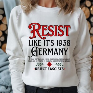 Resist It's Like 1938 Png, Anti-Trump Png, Protest Png, Pro Women's Rights Png, Human Rights Png, Political Png image 2