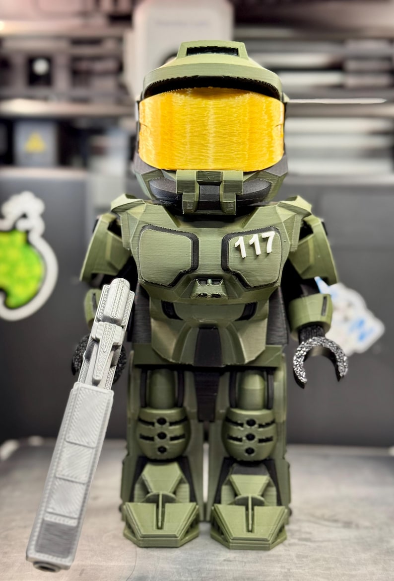 Halo Master Chief Custom Brick Figure - Etsy