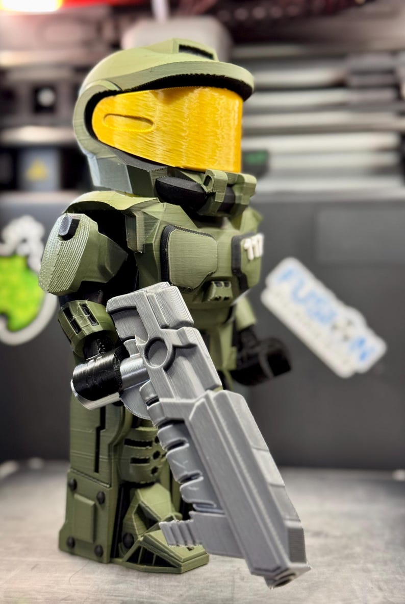 Halo Master Chief Custom Brick Figure - Etsy