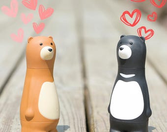 Juego de destornilladores de trinquete con forma de oso pardo: decoración original para el escritorio de oficina