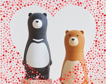 Juego de destornilladores de trinquete Black Bear: decoración original para la oficina, regalo de San Valentín