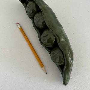 Green Bean Sculpture