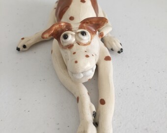 Whimsical Dog Sculpture-One of a Kind!