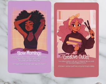 The Soft Girl Sanctuary – A 32-Card Oracle Deck of Self-Care, Boundaries & Emotional Glow-Ups
