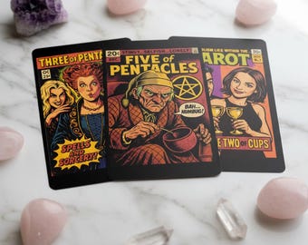 El Tarot de la Tienda de Videos: Tarot para los niños criados con grandes éxitos de taquilla y películas nocturnas.