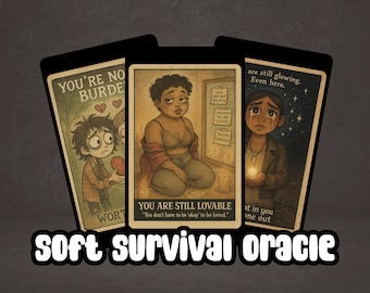 The Soft Survival Deck – Oracle for the Days You Can Barely Breathe