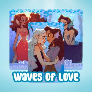 Waves of Love : un deck Oracle pour les cœurs saphiques, les sorcières des mers et les rêveurs romantiques