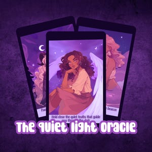 The Quiet Light Oracle – Um baralho de 32 cartas para introvertidos, sonhadores e sentimentais profundos