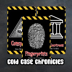 Cold Case Chronicles Oracle – Um baralho de 32 cartas para buscadores da verdade, intuitivos e detetives de poltrona