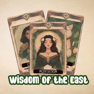 Oracle de la Sagesse de l'Est : un jeu de 32 cartes de proverbes intemporels et de réflexion approfondie