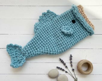 Cadeaukaarthouder gehaakte vis | Handgemaakte contante cadeaupresentatie