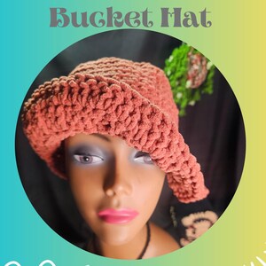 Bucket Hat, Crochet Hat, Crochet Bucket Hat, Crochet Pattern, Bucket Hat Pattern