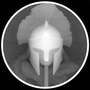 Laser engraving file | Depth Map | Heightmap | LightBurn, Fiber Laser & CNC compatible | Grayscale Design | High-Detail |Spartan Helmet Coin