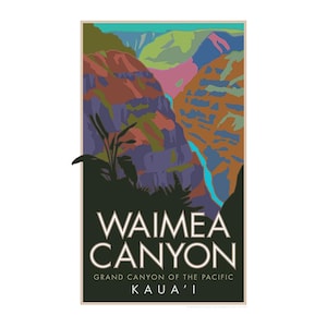 Waimea Canyon State Park, Hawaii - Poster