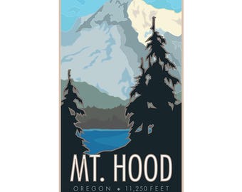 Mt. Hood  Oregon  Travel Poster