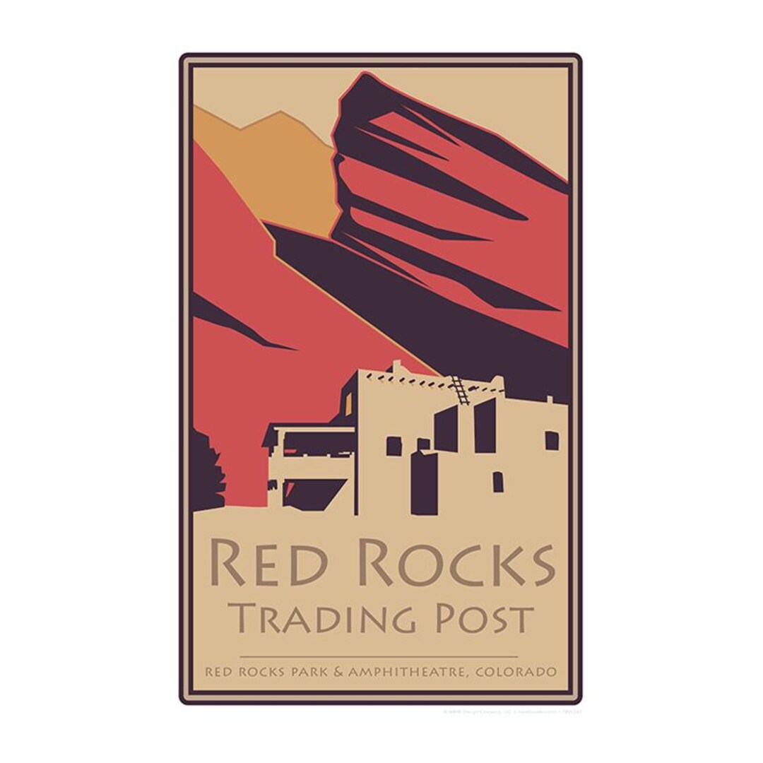 Red Rocks 3 (trading Post), Colorado - Poster - Etsy
