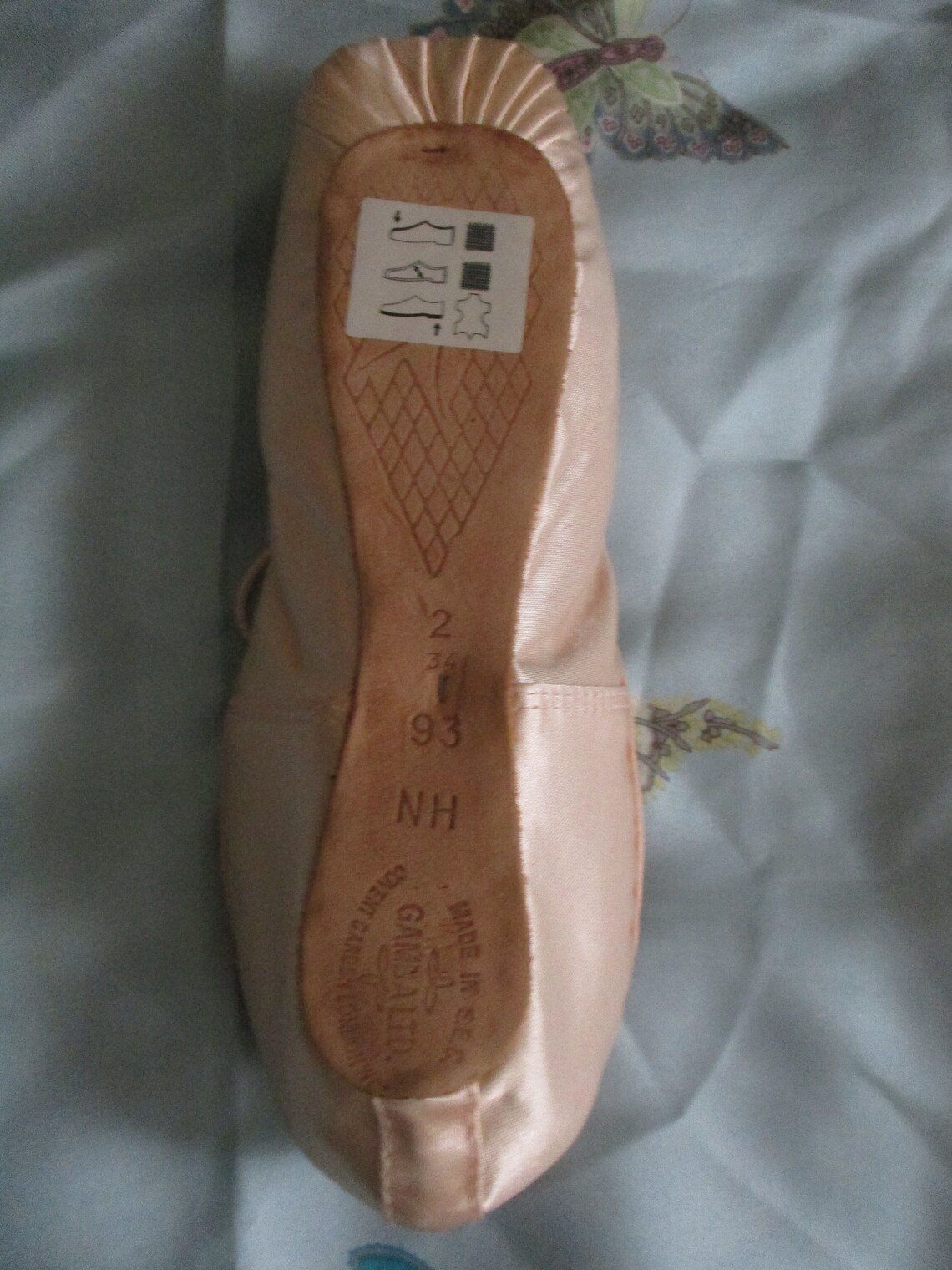 Gamba 93 Ballet Pointe Shoes Dance Pink Shoes & Pink Ribbon US | Etsy