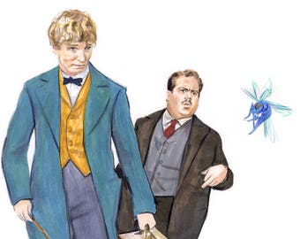 Fantastic Beasts tribute print