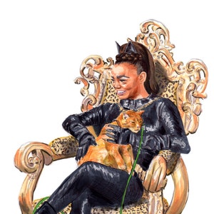 Catwoman 68 Eartha Kitt Druck
