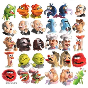 Muppets Gossips Print