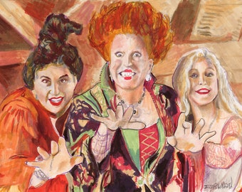 Hocus Pocus (1993) Sanderson Sisters Print