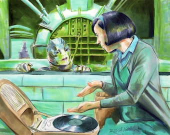 Shape of Water Print