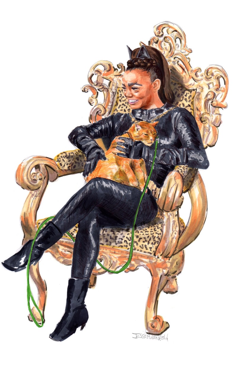 Catwoman 68 Eartha Kitt Print image 1