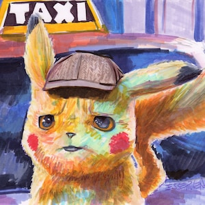 Détective Pikachu Print