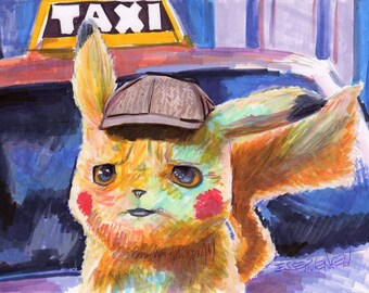 Detective Pikachu Print