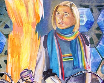 The 13th Doctor Jodie Whittaker Print