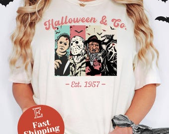 Horror Friends Van With Clown In October We Wear Pink Horror Movie Halloween All Over Print 3d Shirt 1024x1024 - Foto 4